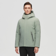 双11预售：波司登鹅绒羽绒服 纯色连帽设计保暖短款防风防油