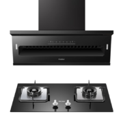 预售、PLUS会员：Haier 海尔 抽油烟机 顶侧双吸烟灶套装 24m3/min C51+Q2BE3天