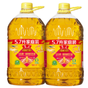 luhua 鲁花 香飘万家浓香花生油  5.7L*2桶