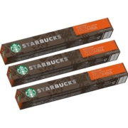 【进口】星巴克(Starbucks)哥伦比亚浓缩胶囊咖啡5.7g*10颗*3盒