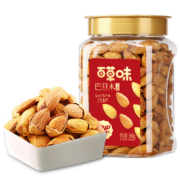 plus会员：百草味 罐装巴旦木500g *4件