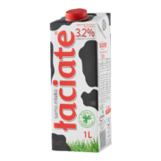 PLUS会员：Laciate 波兰原装进口全脂牛奶1L*12整箱装 高钙优质乳蛋白