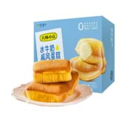 选用当家可生食鸡蛋！黄天鹅 0添加原味戚风水牛奶蛋糕 25g*12个