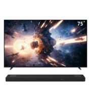 预售、plus会员：SONY 索尼 XR-75X90L+HT-A5000 家庭影院游戏套装 回音壁 360智能穹顶 无线家庭影院 4K/120 VRR ALLM
