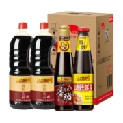 【K姐推荐】李锦记锦珍生抽香醋蚝油箱装3.38kg*1组+500ml