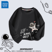 PLUS会员：JEANSWEST 真维斯 男童纯棉长袖t恤