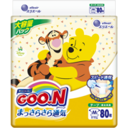 大王（GOO.N）迪士尼婴儿纸尿裤新生儿纸尿片柔软透气干爽尿不湿M80片(6-11kg)