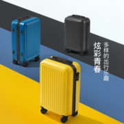 网易严选 20英寸 轻盈小果冻登机箱行李箱拉杆箱 20英寸（普通款）*太空银