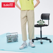 班尼路（Baleno）新款休闲裤女净色棉麻 14K M