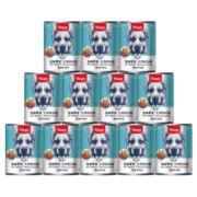 顽皮（Wanpy）狗罐头 牛肉鲜封罐4500g(375g*12罐) 成犬宠物狗狗零食湿粮