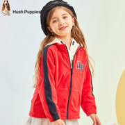 Hush Puppies  暇步士 女童休闲针织外套