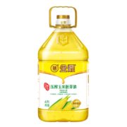 PLUS会员，概率卷：金鼎 食用油  压榨玉米油4L *3瓶