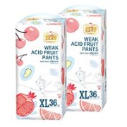 YIYING 宜婴 弱酸水果 拉拉裤 XL36片*2包