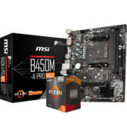AMD 锐龙CPU 处理器 搭华硕B450B550CPU主板套装 板U套装 微星B450M-A PRO MAX R5 5500(散片)套装