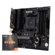 AMD 锐龙CPU 处理器 搭华硕B450B550CPU主板套装 板U套装 华硕TUF GAMING B550M-E R5 5600(散片)套装