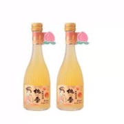 桃季 白桃米酒6度 300ml*2瓶
