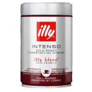 PLUS会员：ILLY 意利 意大利原装进口 意式浓缩 深度烘培咖啡粉 250g*1罐