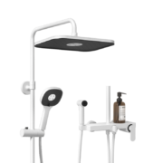 双11预售、 PLUS会员：JOMOO 九牧 36476-647/KB-1 淋浴花洒套装 雅白