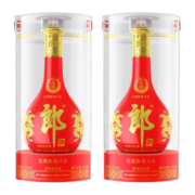 郎酒【中秋送礼】红花郎15 红15 53度酱香型白酒 500ml*2 双瓶装