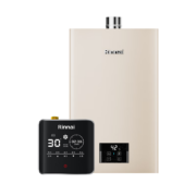 双11预售、PLUS会员：Rinnai 林内 16升 燃气热水器 零冷水两件套 焕境系列 天然气12TRUS-16GD32+SG（JSQ31-GD32）