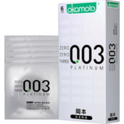 OKAMOTO 冈本 003系列 白金超薄安全套 6只