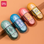deli 得力 哈利·波特迷你胶囊便携点胶套装 创意手工胶带 新型固体胶 哈利波特元素 四支装 颜色 54389