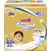 GOO.N大王 环贴式短裤式纸尿裤 光羽mini系列 mini环贴 L22片（9-14kg）