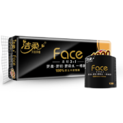 3日10点、限10000件、聚划算百亿补贴：洁柔卷纸卫生纸实惠装130克10卷厕纸家用手纸