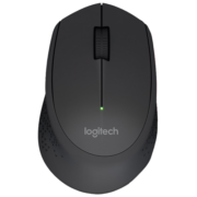 罗技（Logitech） M280 无线鼠标 家用办公鼠标 多色商务鼠标 无线USB鼠标 2.4G M280 黑色