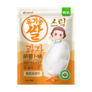 艾唯倪（ivenet）有机米饼儿童零食磨牙饼干宝宝零食不是辅食韩国进口 胡萝卜味30g