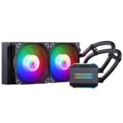 追风者 (PHANTEKS)冰灵M25黑 240一体式CPU水冷散热器（ARGB灯/PWM风量加强型风扇x2//支持AM5/LGA1700)