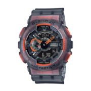 卡西欧（CASIO）手表 G-SHOCK 透明色彩系列  防震自动LED照明运动男士手表 GA-110LS-1A