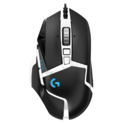PLUS：罗技（G） G502 HERO主宰者 游戏鼠标 有线鼠标 电竞机械 吃鸡大手 APEX G502 HERO 【熊猫色】