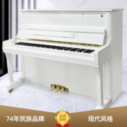 星海钢琴巴赫多夫现代风格立式钢琴 BU系列家用考级专业演奏琴 BU-120白色