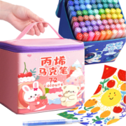 丙烯马克笔水彩笔丙烯笔画画笔彩色笔防水性彩笔咕卡颜色笔颜料儿童学生文具学习用品 36色/小画家