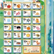 斑马识字拼音乘法口诀挂图
