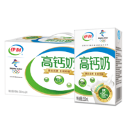 PLUS会员：伊利 高钙全脂牛奶整箱 250ml*24盒
