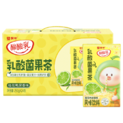 限地区、plus会员:蒙牛 酸酸乳 乳酸菌果茶 250g×24瓶