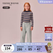 TEENIE WEENIE Kids小熊童装女童23年秋季新款半高领打底衫毛衣