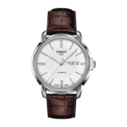 天梭（TISSOT）官旗 瑞士手表恒意系列时尚自动机械男表 银盘皮带  T065.430.16.031.00
