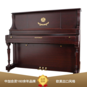 星海（中加合资）欧式古典立式钢琴 进口配件 家用考级专业演奏琴 132IBJ 出口型 棕色哑光