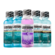 Listerine 李施德林 多功效便携温和漱口水 100ml*5瓶