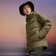 XTEP 特步 男连帽羽绒服秋冬新款情侣加厚保暖鸭绒运动外套