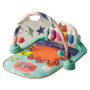 bc babycare婴儿健身架器脚踏钢琴0-3-6月新生儿礼物宝宝音乐玩具 方形加长款-莫拉诺螃蟹