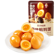 三只松鼠多味鹌鹑蛋300g 盐焗卤蛋铁蛋虎皮蛋休闲零食小吃独立小包