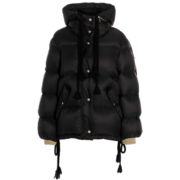 蒙口（Moncler）女士Sydow连帽夹克羽绒服黑色 1A00001 M1998 999 00码155/76A