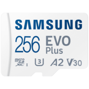三星（SAMSUNG）256GB TF（MicroSD）存储卡EVOPlus U3V30A2读130MB/s手机游戏机平板高速内存卡赠相机适配器