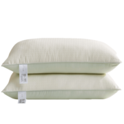 名创优品（MINISO）抑菌枕头枕芯星级酒店羽丝绒枕头芯安睡纤维软枕芯45*70cm一对拍2