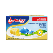 plus会员、概率券：安佳(Anchor)新西兰进口 动物黄油淡味无盐454g *5件