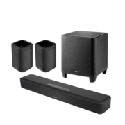 天龙（DENON）DENONHOME5.1无线家庭影院  HIFI智能音箱回音壁 无线低音炮影院 蓝牙WiFi杜比DTS解码 黑色
